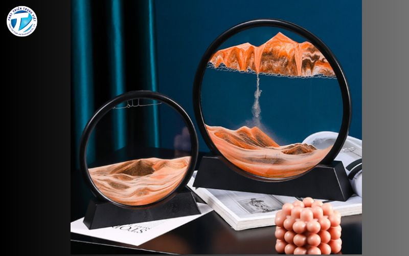 Tranh cát chảy để bàn làm việc